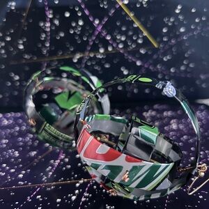 Gyroscope Soda Can Earrings